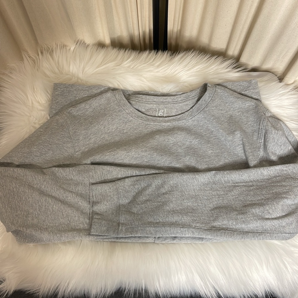 ❗️DONATED❗️ EXCELLENT CONDITION! GEORGE HEATHER GREY SOFT LONG SLEEVE TEE M - Picture 9 of 10
